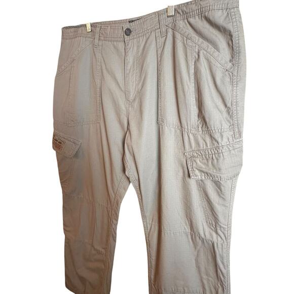 Vtg Y2K Oakley Rip Stop Cargo Pants Men’s 40x32 Khaki Tactical Military Baggy - Picture 16 of 16